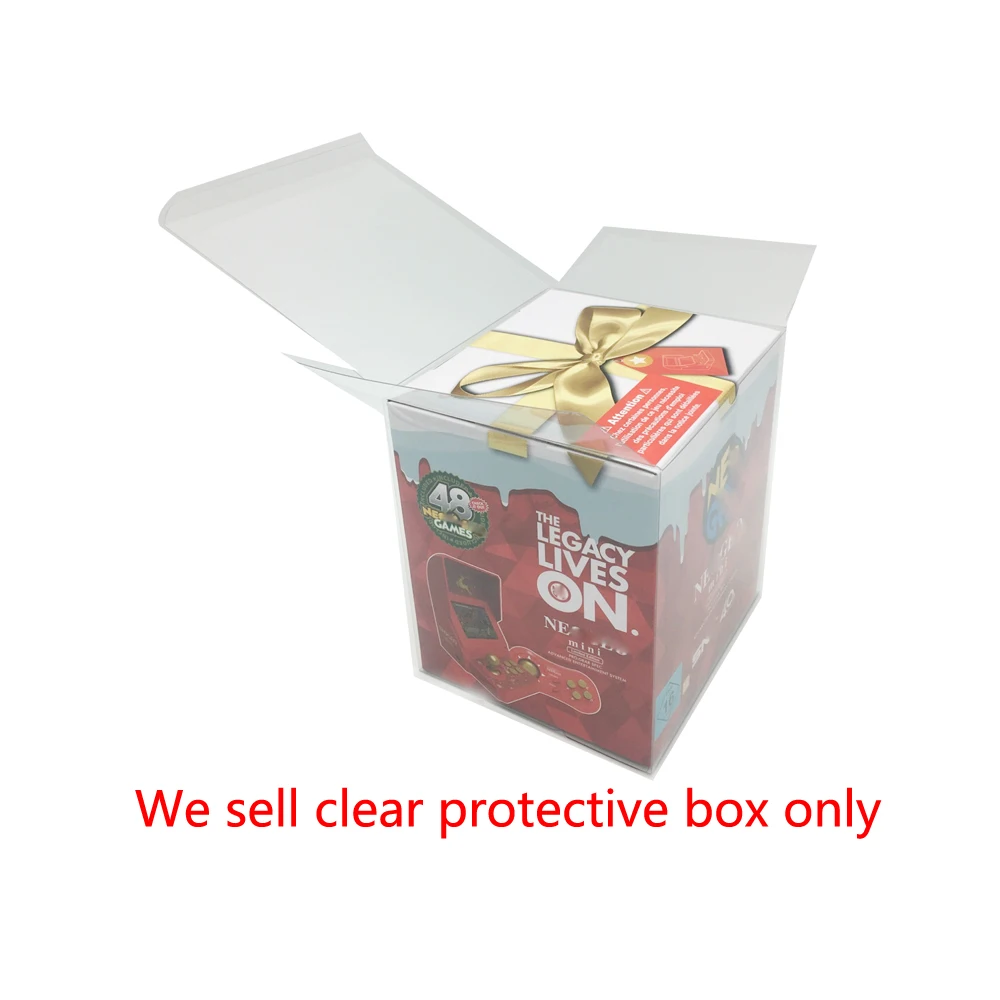 

PET protective box For SNK NEOGEO mini Christmas Edition plastic transparent Collection Display Box