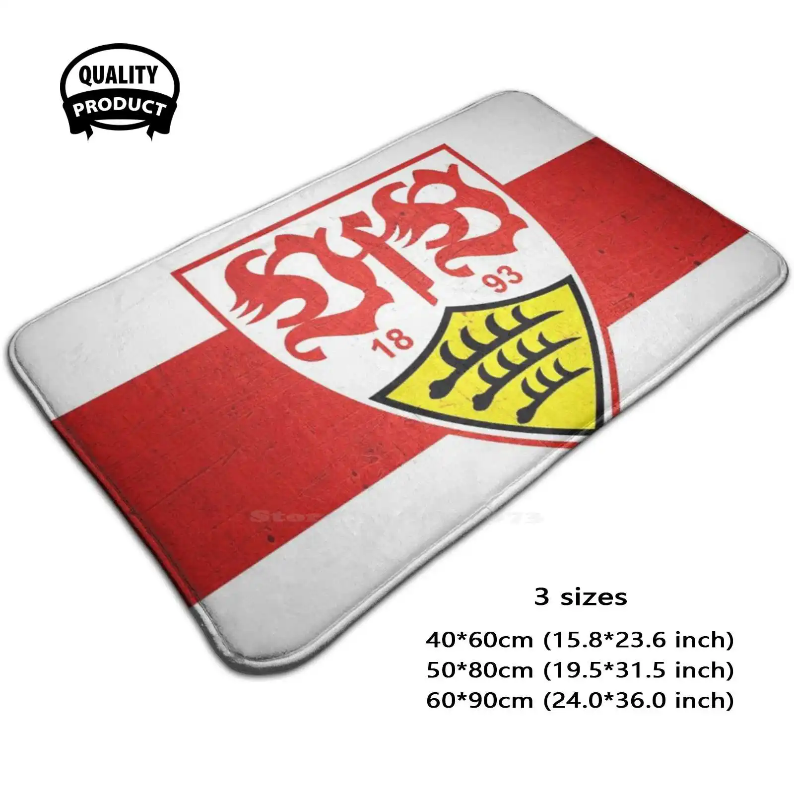 Germany Bundesliga Football Soccer Soft Cushion Home Carpet Door Mat Car Rug Ultras Cannstatter Kurve 1312 Hooligans Recent