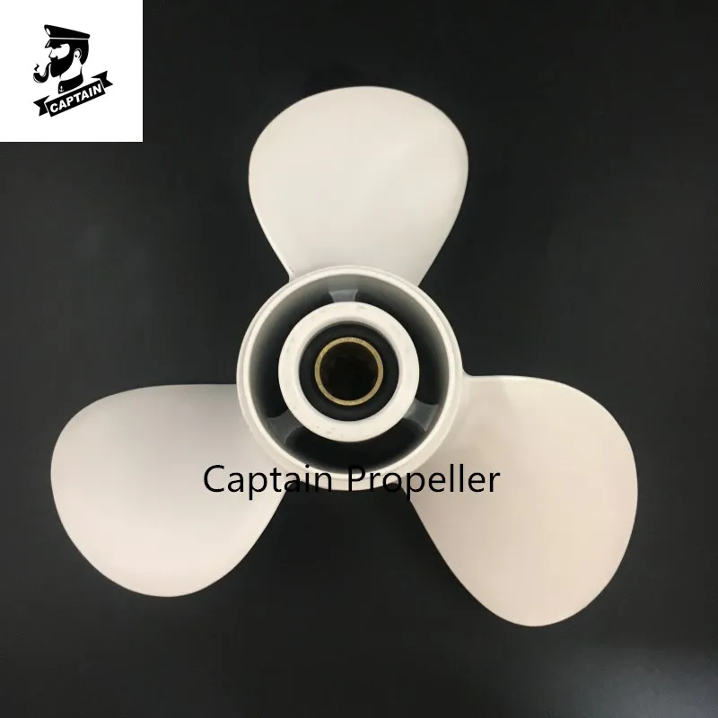 

Captain Marine Outboard Propeller 9 7/8x13-F Fit Yamaha Engine 20HP 25HP 30HP High Thrust Propeller 10 Teeth RH 664-45949-02-EL