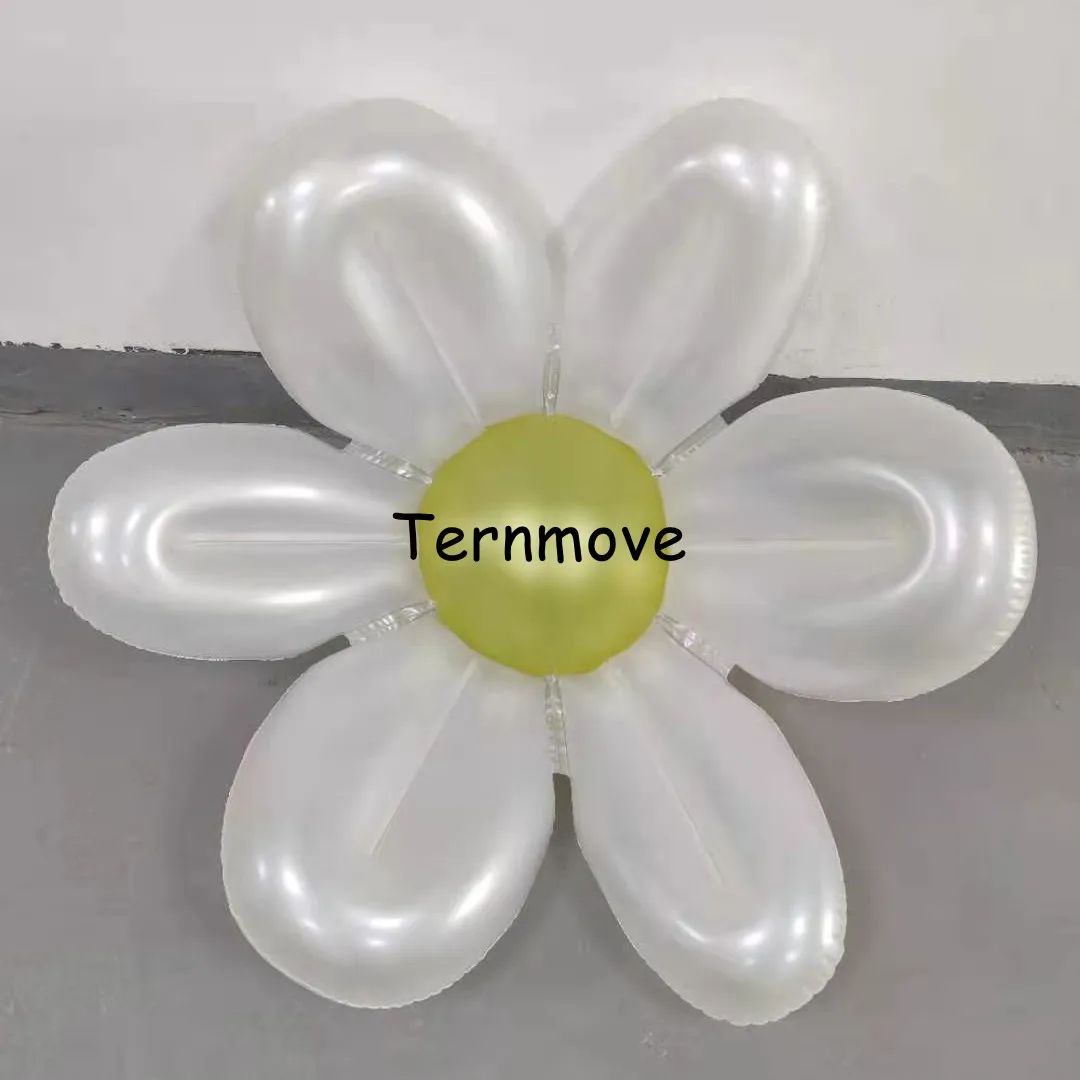 pvc inflatable pearl Flower Balloon SWedding Birthday Party Holiday Mother's Day shopping window Decoration Inflatable Air Ball