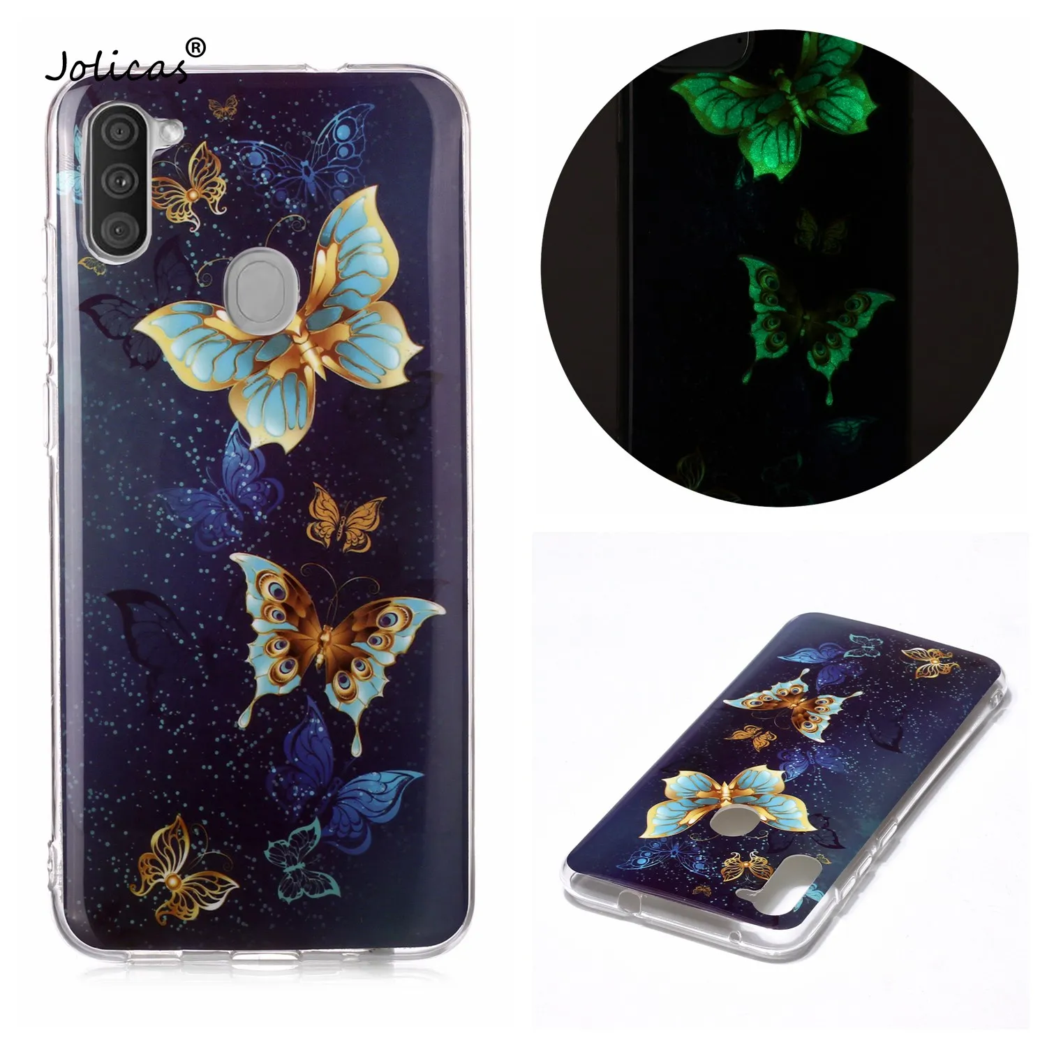 Seven Wolves Luminous TPU Shell For armor Samsung A21 Mobile Cases sFor Csse Samsung Galaxy cover A11 M11 A71 A01 A41 A51 Casa