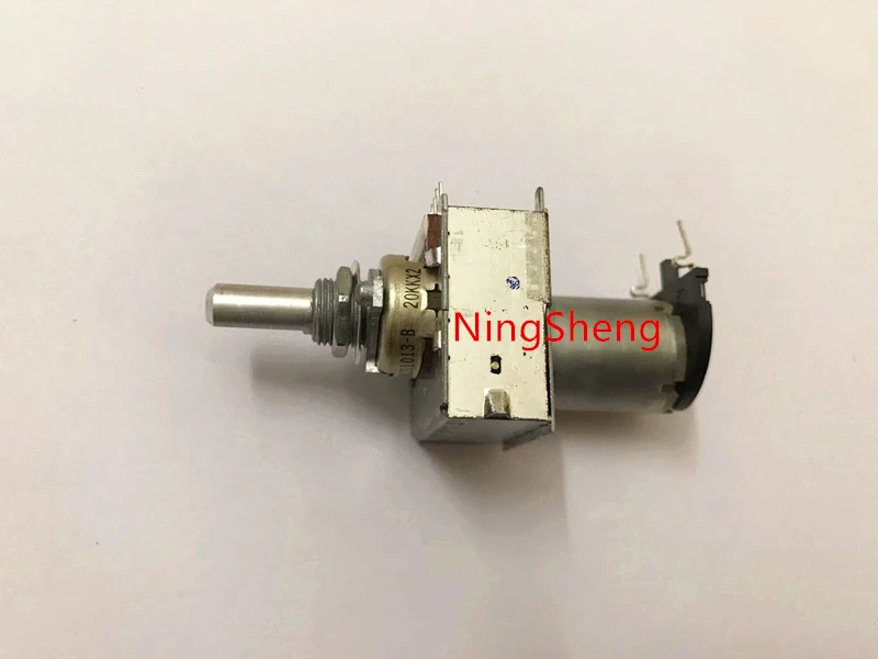 Original new 100% DCS1013-B 20KKX2 161 TYPE motor double potentiometer 20K thread sleeve 9MM (SWITCH)