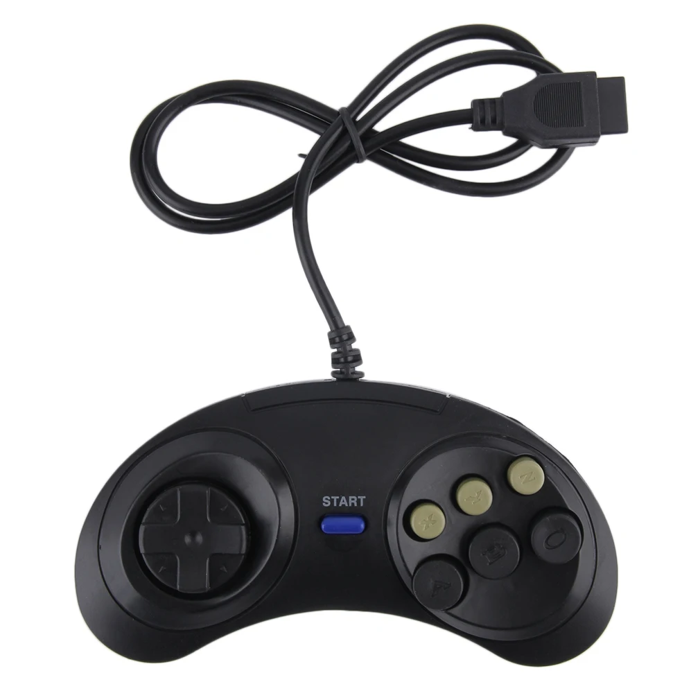 New Six Buttoms Game Handle Command Pad Plastic Accessories Gamepad For Sega Megadrive for Mega drive Deluxe Drive Wonder mega