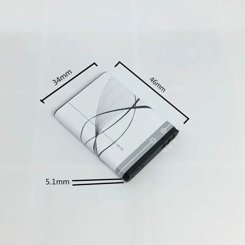 Do Dower 890mAh BL-5B Battery For Nokia 5300 5320 N80 N83 6120C 7360 3220 3230 5070 BATTERY BL5B BL 5B