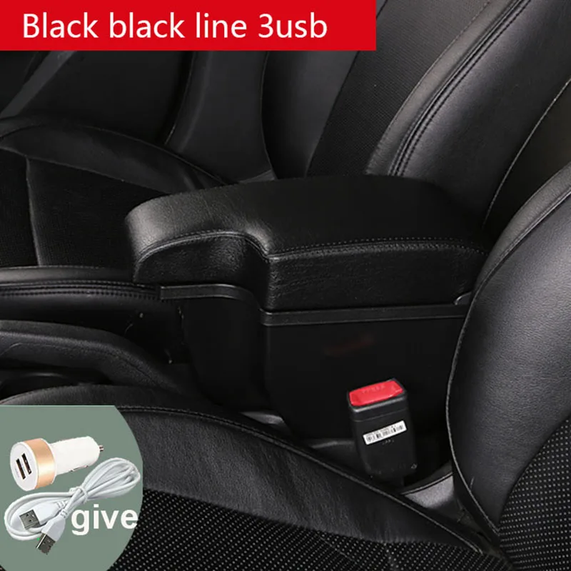 For Ford focus 3 podłokietnik ze schowkiem szczegóły wnętrza akcesoria samochodowe części do modernizacji Ford Focus III podłokietnik samochdoowy schowek środkowy — zdjęcie 7