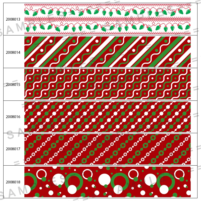 New 50 Yards Merry Christmas pattern Printed Grosgrain,satin Ribbon