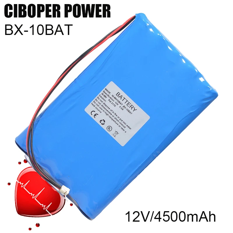 CP Medical Battery Pack BX-10BAT 12V 4500mAh For COLIN BX-10BAT Pal 3110 3110P Vital Signs Monitors