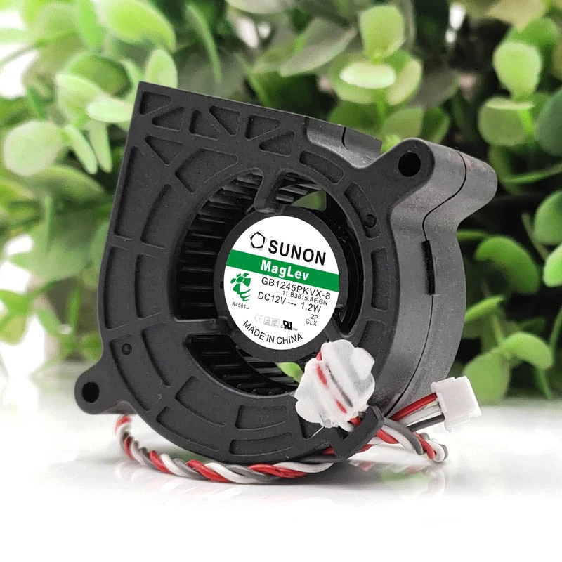 พัดลมเทอร์โบ GB1245PKVX-8โปรเจคเตอร์ระบบแม่เหล็กแบบดั้งเดิม12V 1.2W 4520 4.5cm