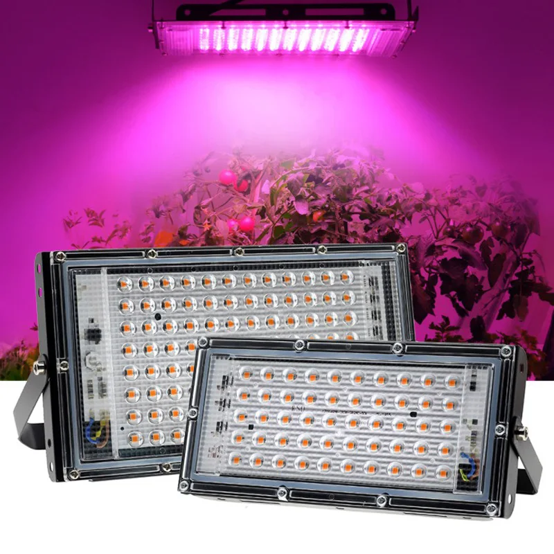 High Quality LED Grow Light Full Spectrum 220V 50W100W Fitolampy For Greenhouse Vegetable Seedling Plant Lighting Free Shipping