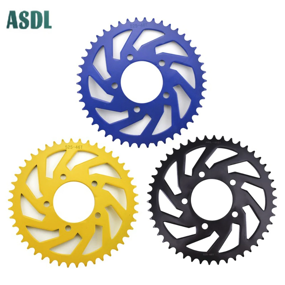 

525 46T 46 Tooth 600cc Motorbike Rear Sprocket Gear Cam Wheel For Benelli 600 BJ600 BN600 TNT600 BJ BN TNT 600 525-46T