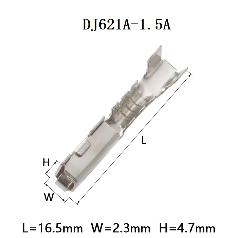 Free shipping 2000 pcs 1.5 series auto female crimp terminal DJ621A-1.5A/DJ621A-1.5B for delphi connector