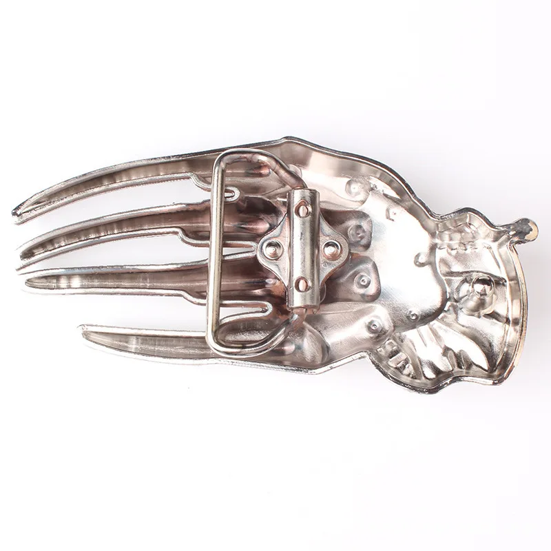 YonbaoDY Belt Buckle for man Skeleton left hand buckle for 3.8cm width waistband DIY Accessories