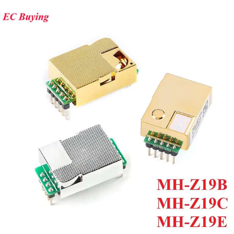 MH-Z19 MH-Z19C MH-Z19E MH-Z19B IR czujnik CO2 na podczerwień moduł czujnika dwutlenku węgla Monitor CO2 400-5000 0-5000ppm UART PWM