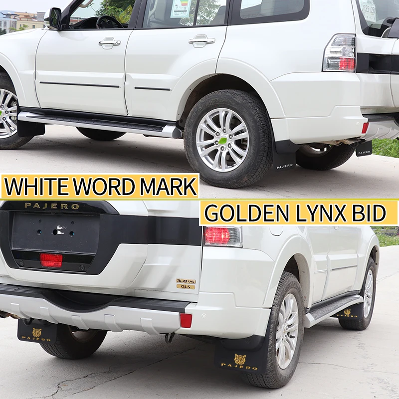 Mudflaps For Mitsubishi Pajero Fender V93 V97 Mud Flap Guards Pajero Mudguard Fenders Car Modification Accessories