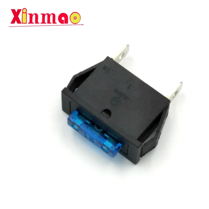 2Pcs 15/30A 250v 16A KCD3 2pin Medium Automotive fuse holder Soldering board insurance seat