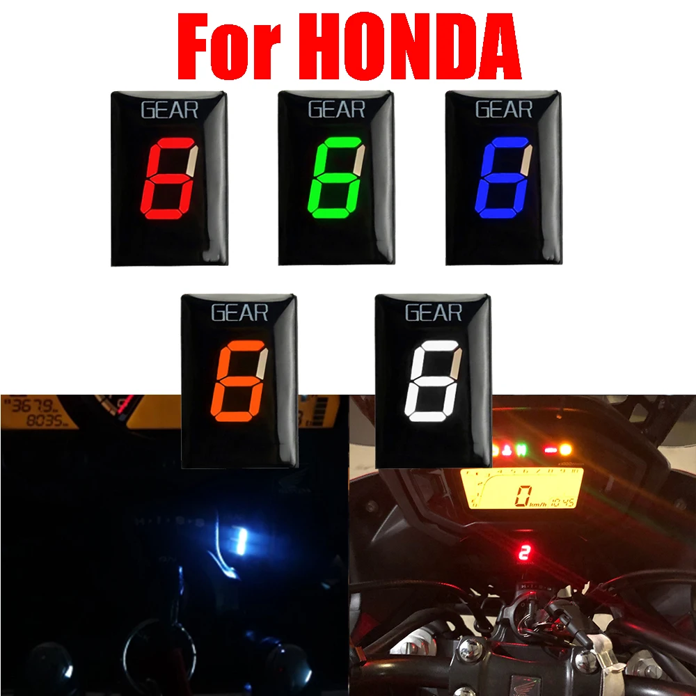 Motorrad-Zubehör Gang-Anzeige für Honda CBR250 CB300R NT700V Deauville TRX VFR800X Crossrunner VFR800 Interstate – Detail 2