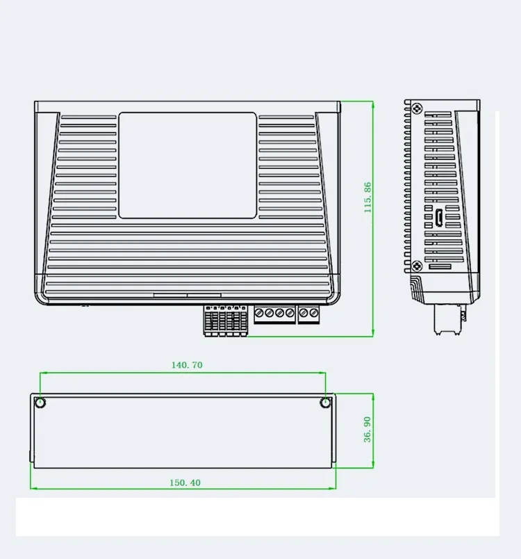 Il Driver ethernet digitale ibrido originale JMC si abbina al motore passo-passo 2 fasi Nema 34 2DM880-EC