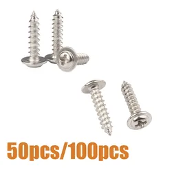 M2.5 Servo Screws Nickel Plated Cross Round Head Self Tapping Screws With Washer Head For FUTABA JR HITEC MKS servo