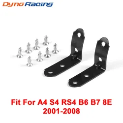 아우디 A4 S4 RS4 B6 B7 8E 2001-2008용 글러브 박스 수리 키트 나사 포함 2개 검정색