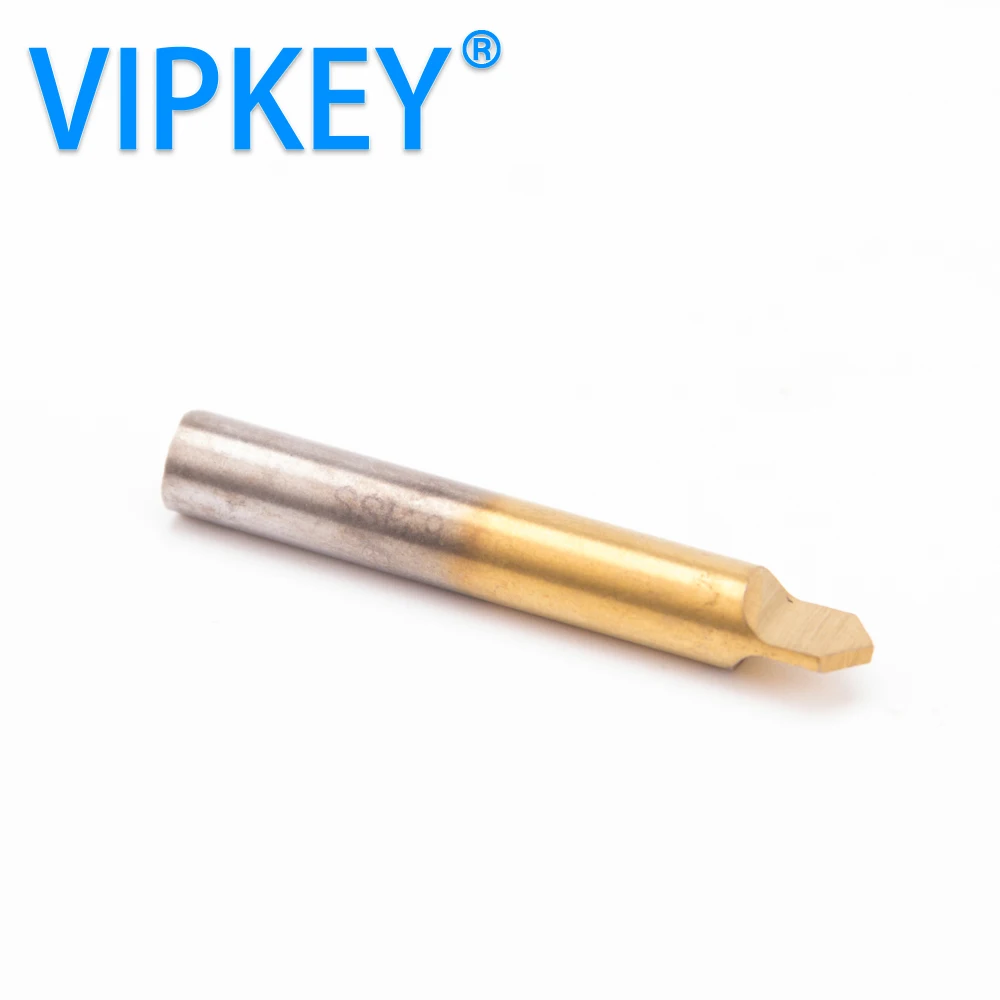 6pcs 95 105 degree HSS -TiN End drill bit  key dimple cutter blade tracer point for vertical key machine milling cutters