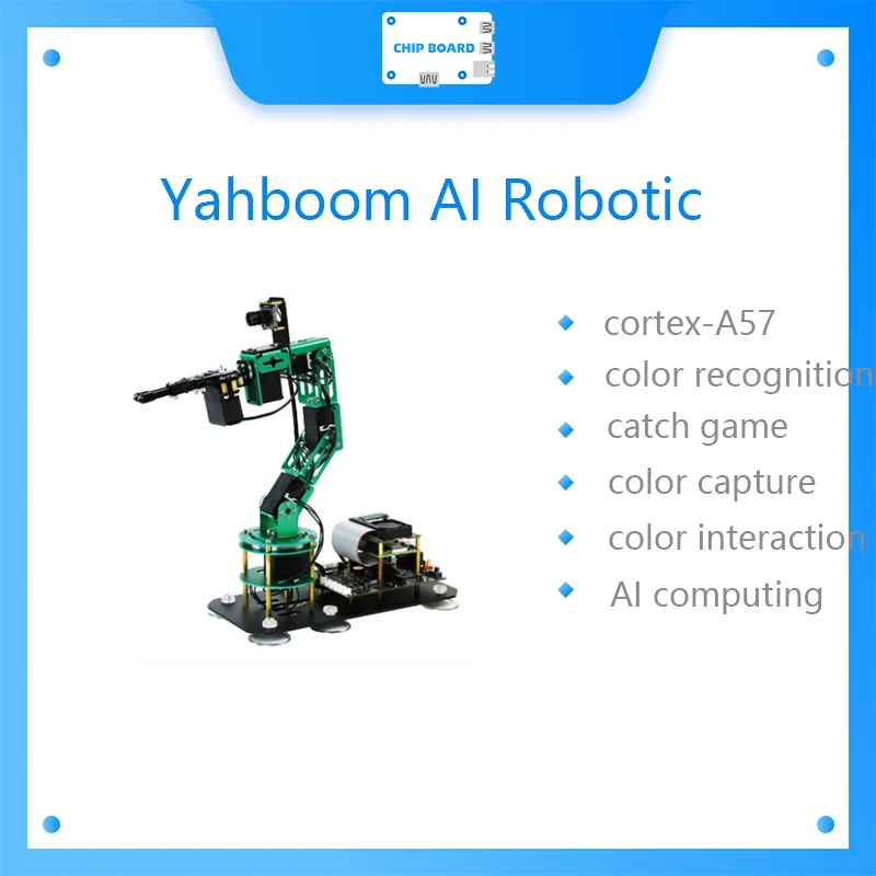 

Yahboom AI Robotic DOFBOT With Open Source Programming And ROS Robot System Based On Jetson Nano