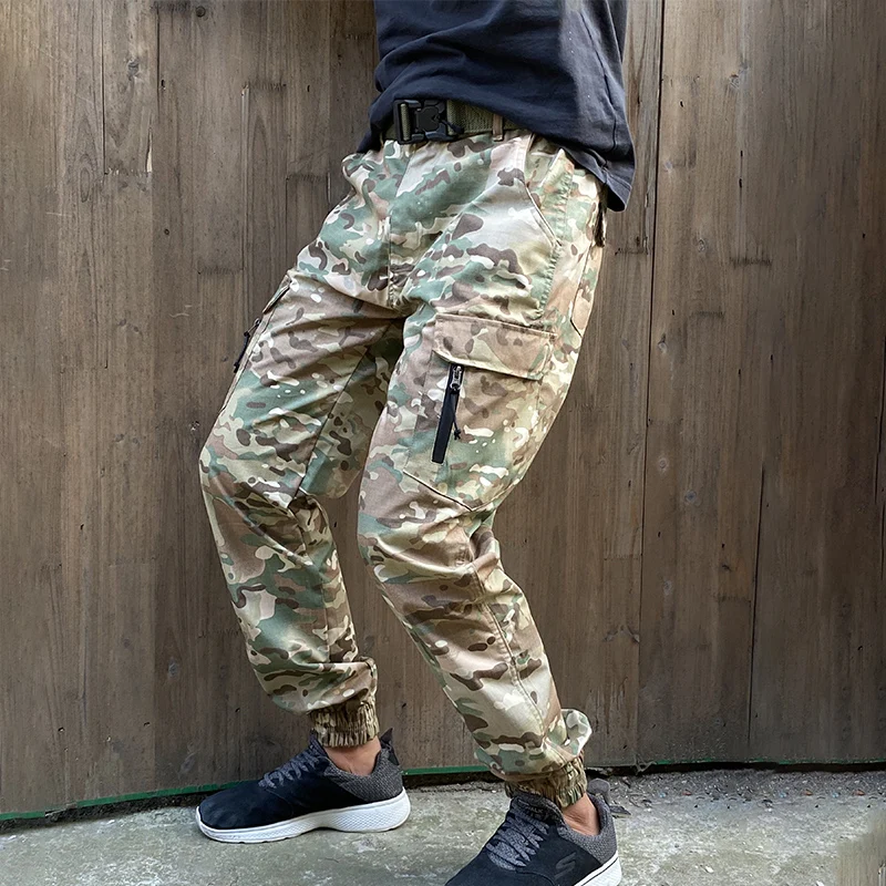 Pantaloni da jogging tattici di marca Mege da uomo streetwear pantaloni Cargo mimetici pantaloni da lavoro pantaloni Casual urbani