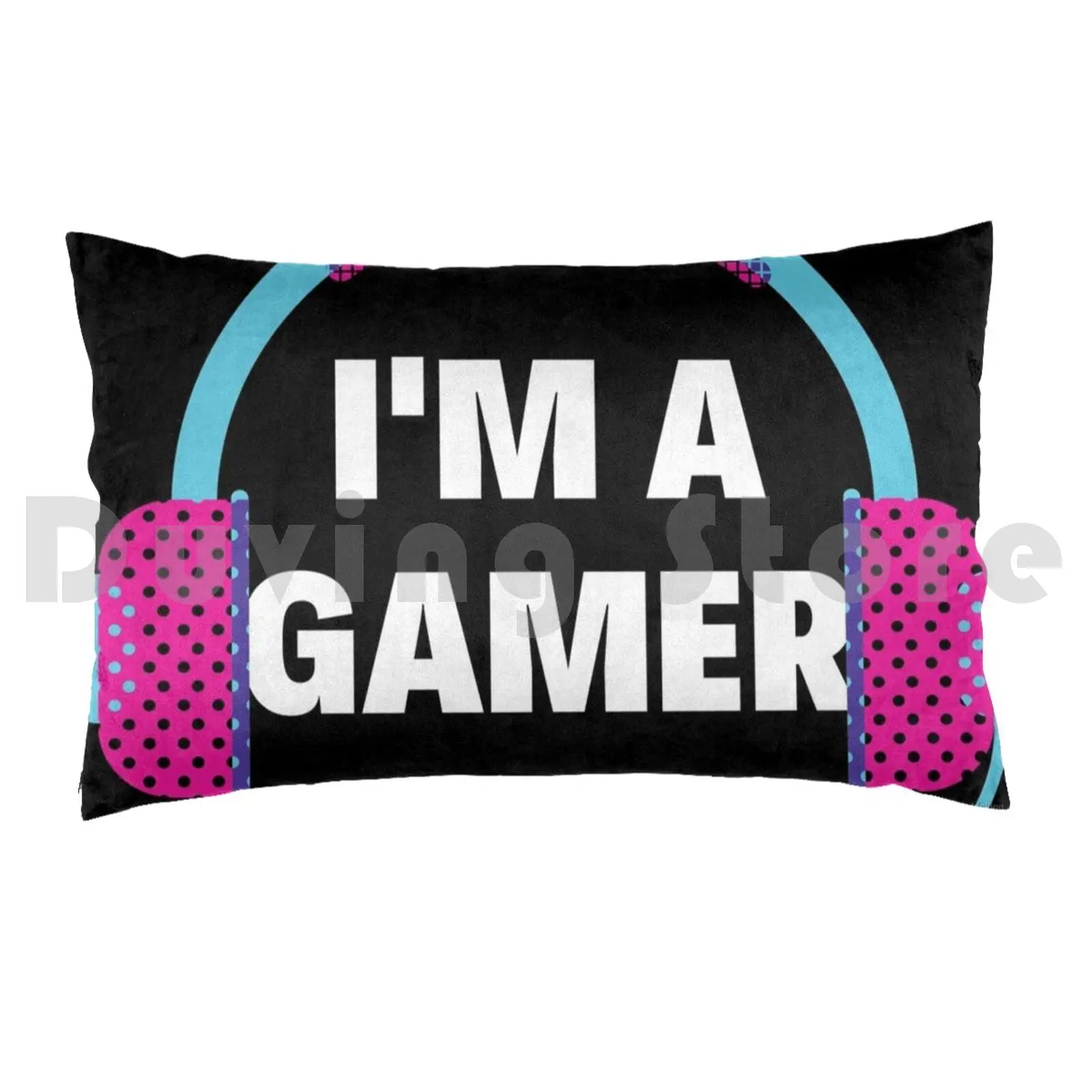 I'm A Gamer Pillow Case DIY 50*70 Gamer Gaming Gameplay Game Nfs Driving Simulation