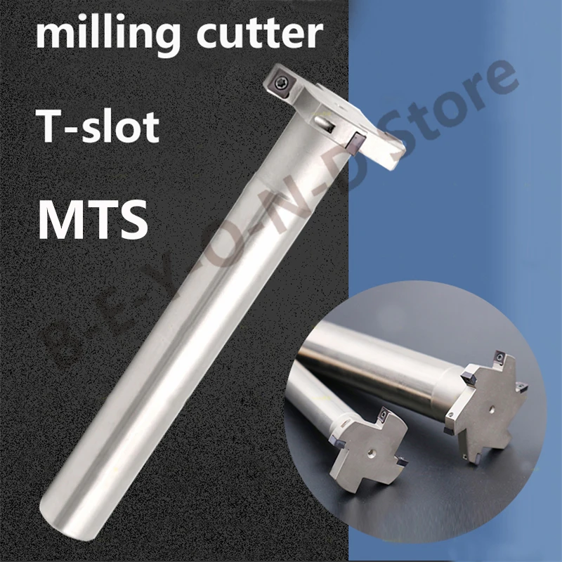 

BEYOND MTS T-Slot Milling Cutters 8mm Thickness Slotting Milling Cutter Endmill Holder CNC Lathe use MPHT060304 Carbide Inserts