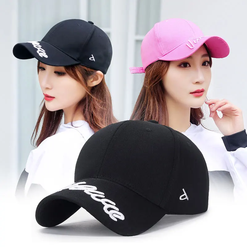 

women men cotton sport Baseball Cap fashion outdoor female male Snapback hat embroidery Adjustable lovers sun cap