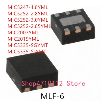 

10PCS MIC5247-1.8YML MIC5252-2.8YML MIC5252-3.0YML MIC5252-2.85YML MIC2007YML MIC2019YML MIC5335-SGYMT MIC5335-SIYMT IC