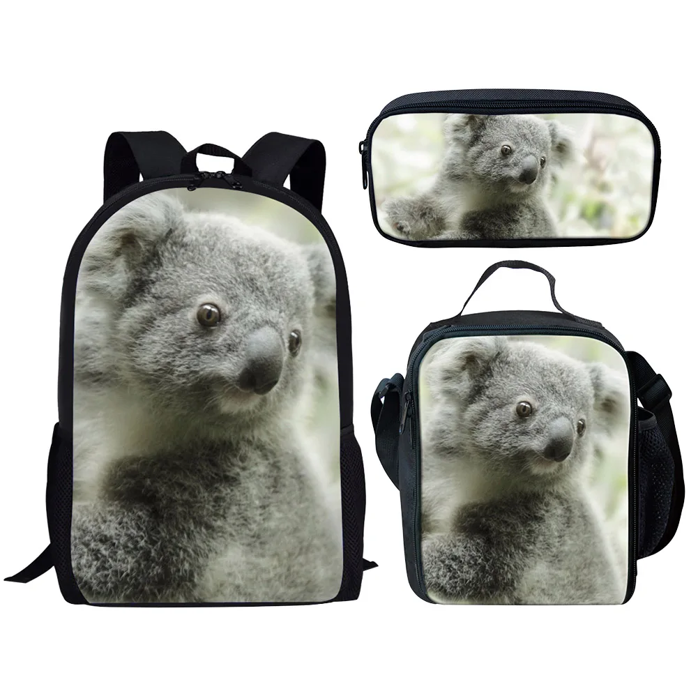 2025 Cute Koala 3D Print Fashion School Bags for Boys and Girls Children Backpack Student BookBag Kids Large Primary Schoolbag