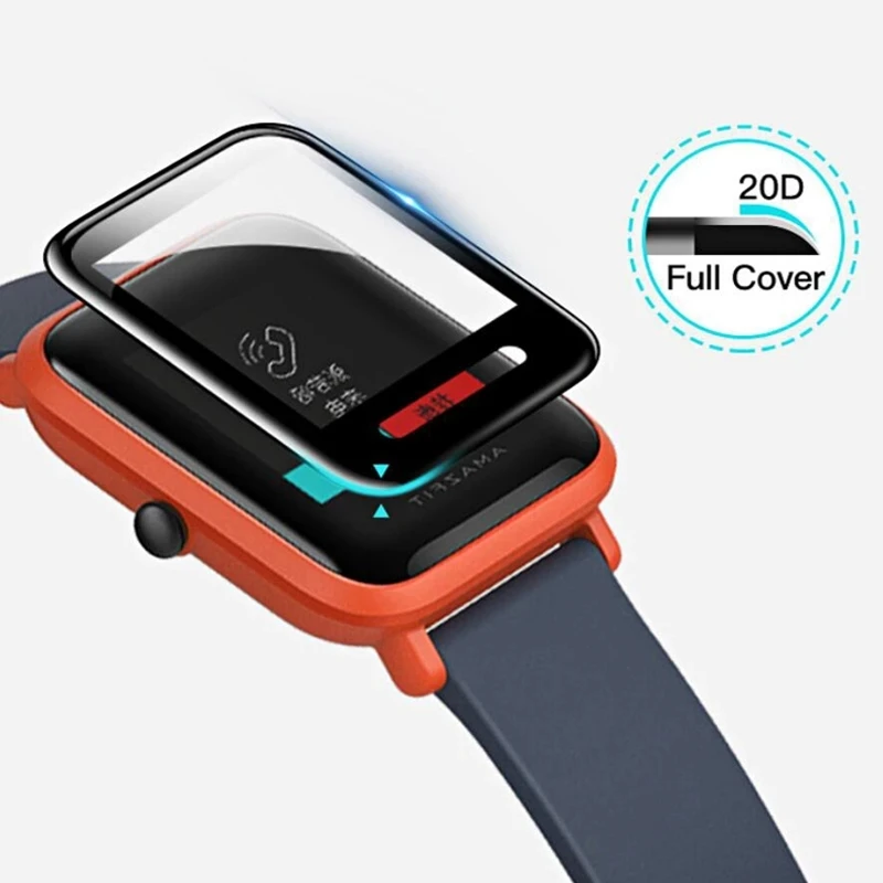 3D PMMA Screen Protector Full Coverage für Huami Amazfit Bip