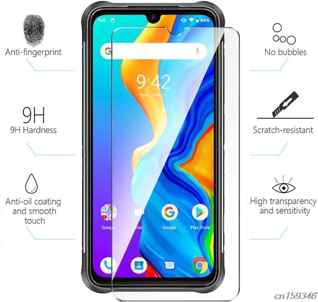 Película de vidro temperado para celular, proteção para tela de celular, compatível com umidigi a7s, umi umidigi a7 pro