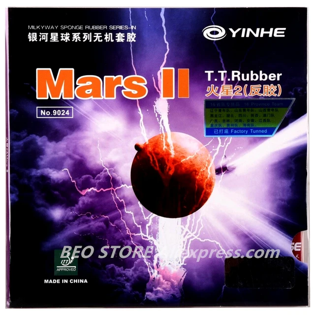 YINHE Mars II / MARS 2 Pips-in YINHE tenis stołowy guma oryginalna GALAXY Ping Pong gąbka