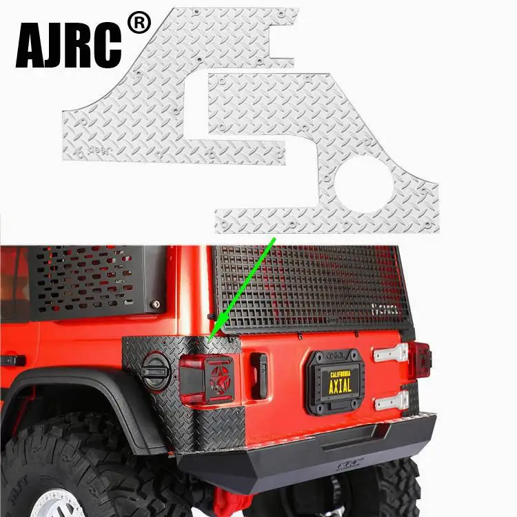 

Tail Lamp Light Body Corner For 1/10 Axial SCX10 III AXI03007 Wrangler RC Car Accessories Decoration Parts Lamp Surround