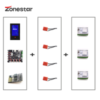 ZONESTAR Z9 Upgrade Kit TFT-LCD TMC2208 TMC2209 Silent Step Motor Drivers Filament Sensors Magnetic Hotbed Sticker Glass