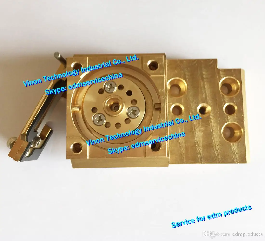 (1SET) X187B621H01 Lower Guide Dies Block Set (4 holes) include Guide Block+Door+Nozzle Stopper+Lower Ring for DWC-FA10,FA20