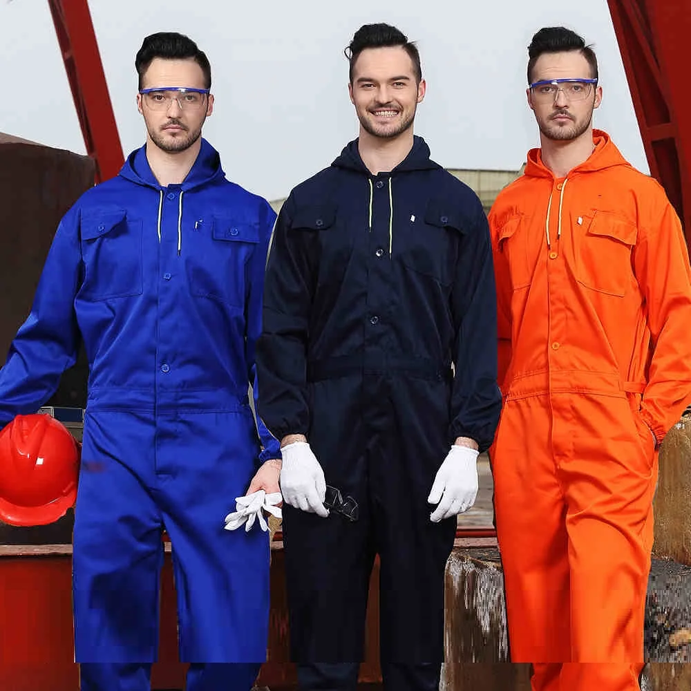 Men Thin Work Overall Breathable Summer Long Sleeve Coveralls Dust-proof Protective Work Clothes Worker Machine Auto Repair Suit