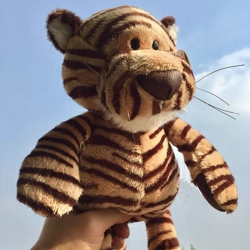 

about 35cm cartoon tiger plush toy lovely tiger soft doll kid's toy birthday gift s2787