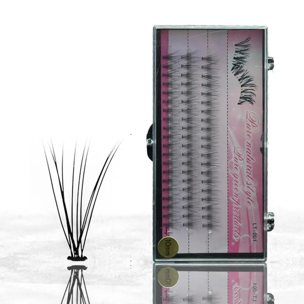 Fashion 60pcs Professional Makeup Individual Cluster Eye Lashes Grafting False Eyelashes Eyelash Extensions Fake Lashes