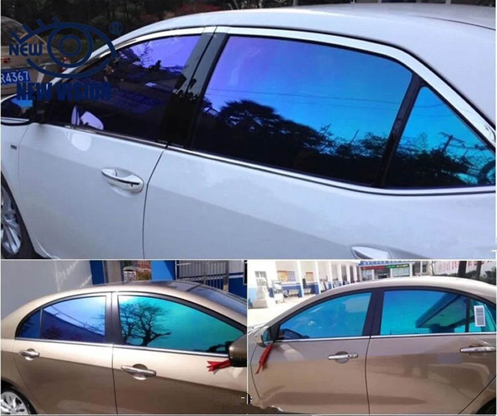 

152cmX30m VLT20% Good quality Korea material Chameleon window solar car tint film light Color Change Protection Sticker Films