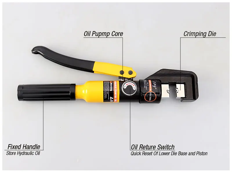 Hydraulic Crimping Tool Hydraulic Crimping Plier Hydraulic Compression Tool YQK-70 Range 4-70MM2 Pressure 5-6T Press hydraulic