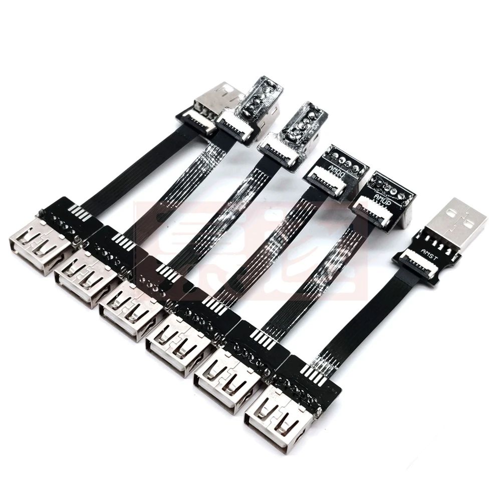 Câble ruban pour moniteur FPV 5cm-100cm standard USB 2.0 mâle à 600 FDavid, super doux et plat FPC