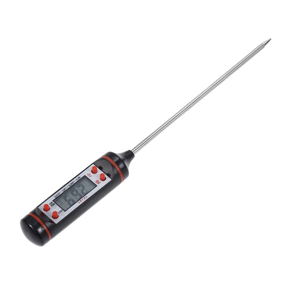 1 pc Food  thermometer digital Oil temperature meter Fry Liquid meat cake BBQ grill Oven cooking tool for kitchen probe