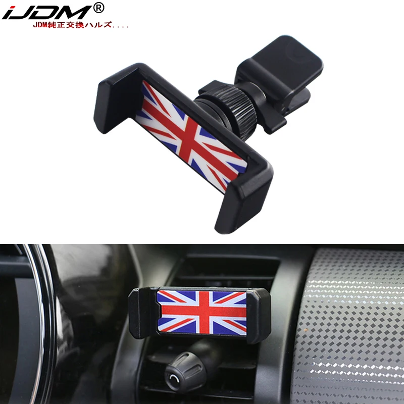 Uniwersalny uchwyt samochodowy na telefon Union Jack Uchwyt na telefon komórkowy do Mini Cooper One JCW S F60 Car-Styling