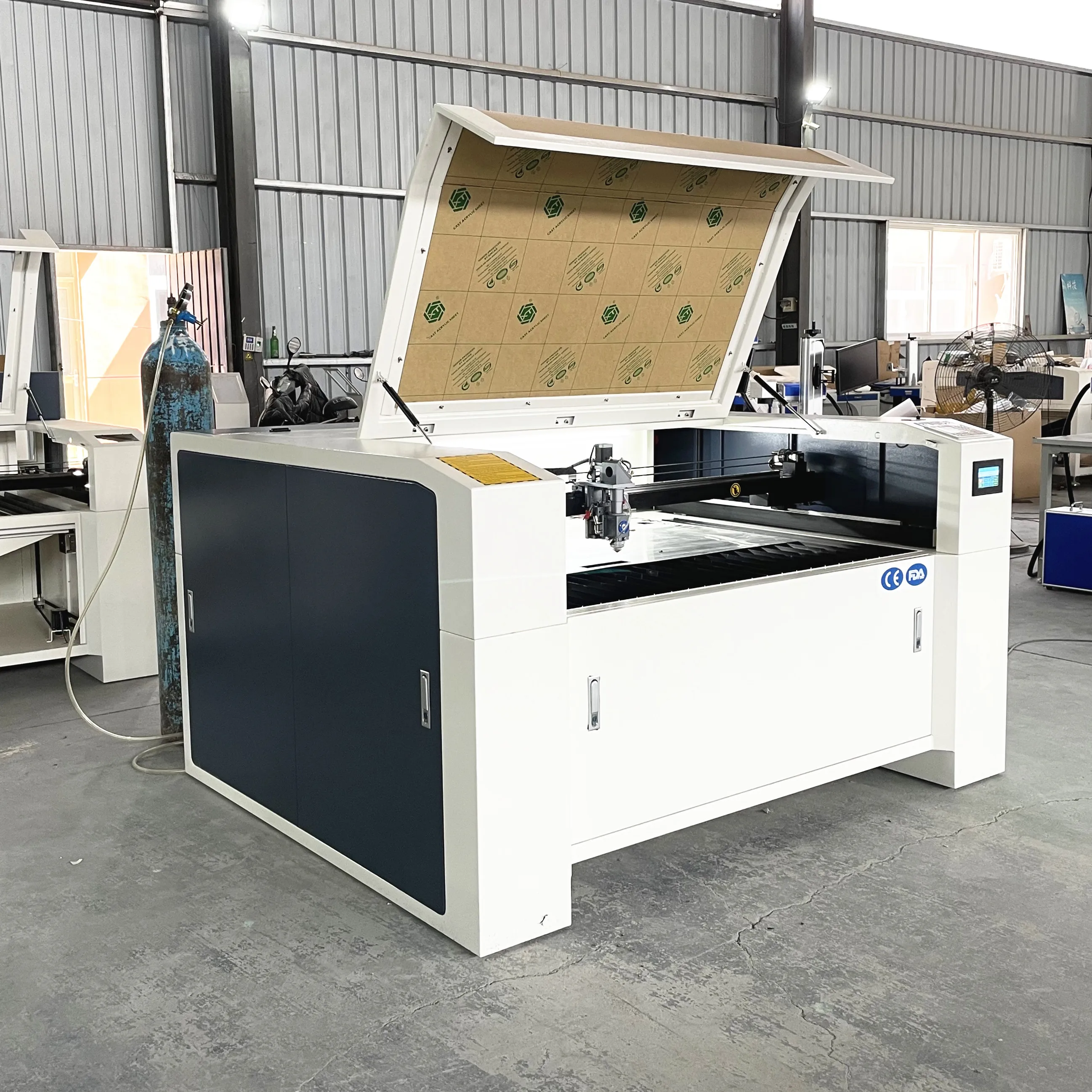 Latest Tech 150W Big Power Laser Cutter Steel, CNC Metal Cutting Machine, 1.3*0.9m Big Size Laser Printer Engraver