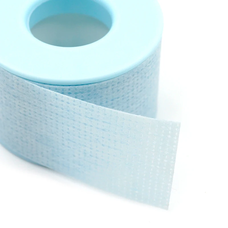 Non-woven Silicone Gel Eyelash Tape Breathable Sensitive Resistant Blue Eye Pad Eyelash Extension Tools