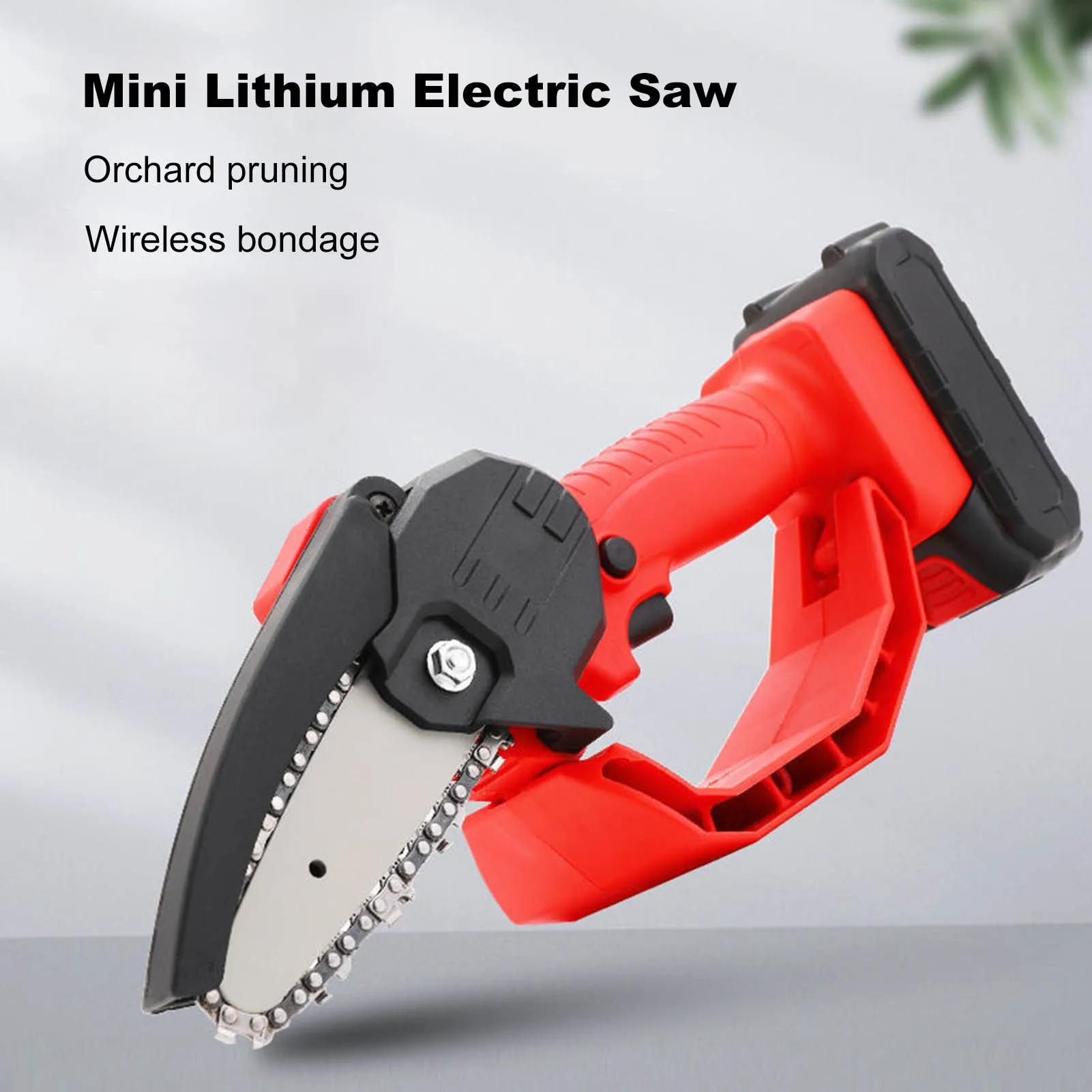 

Mini Cordless Electric Chainsaw With Battery Pruning Saw Garden Logging Wood Cutter Woodworking Tools