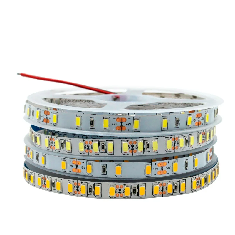 

Super bright 5m 5730 LED strip 120 led/m IP20 Not waterproof, 12V flexible 600 LED tape,5630 LED ribbon, white/warm white color