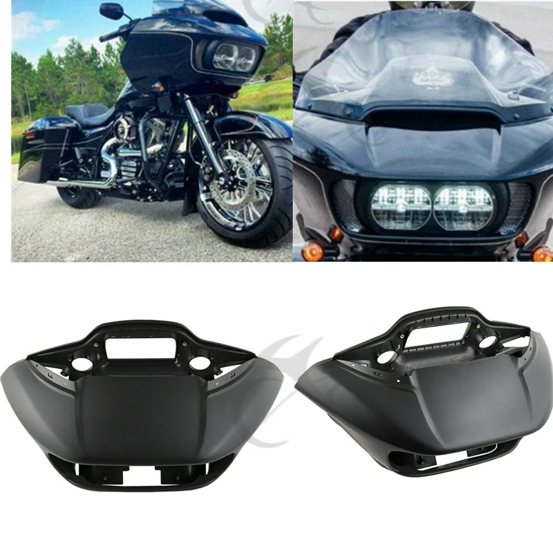 

Motorcycle Front Inner & Outer Headlight Fairing For Harley Road Glide FLTRX CVO Ultra 2015-2024